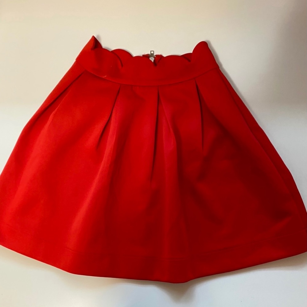 Red skirt
